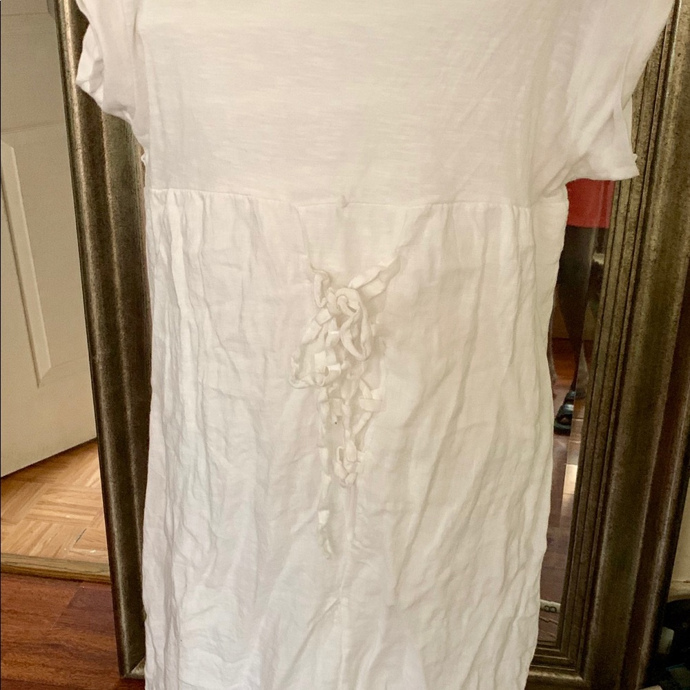 T-Shirt Dress with lace-up back